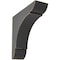 Ekena Millwork 1 3/4"W x 6"D x 6"H Small Olympic Wood Vintage Decor Bracket, Black BKTWD01X06X06OLBL - alternate 1